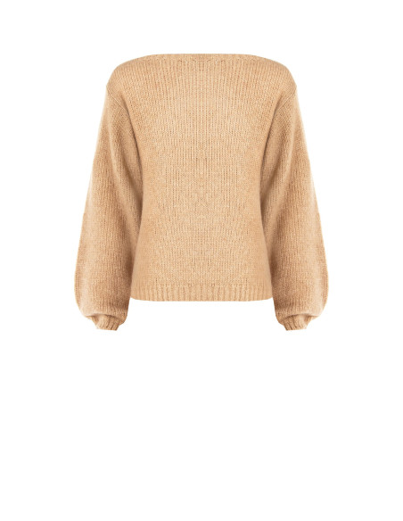 Pull avec Maxi Lurex Rhinestones Rinascimento