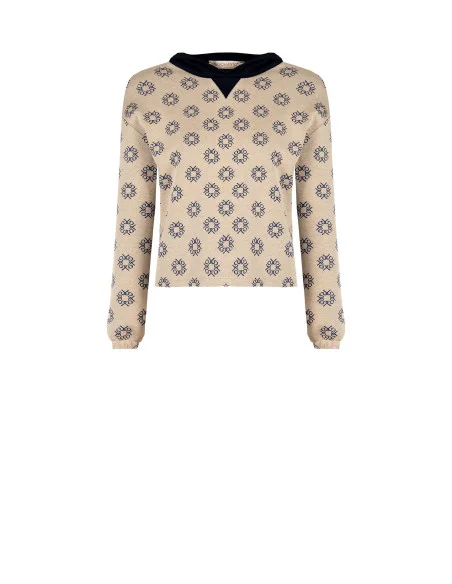 Sweatshirt à capuche et logo Rr Rinascimento