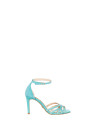 High Heel Sandals In Suede Imitation Rinascimento