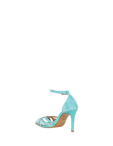 High Heel Sandals In Suede Imitation Rinascimento