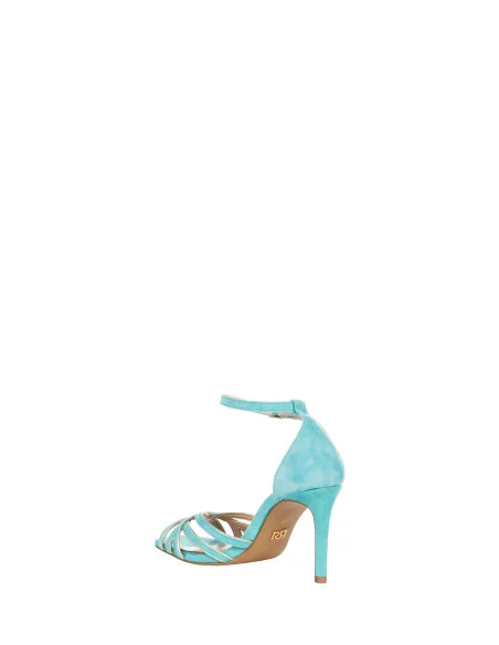 High Heel Sandals In Suede Imitation Rinascimento