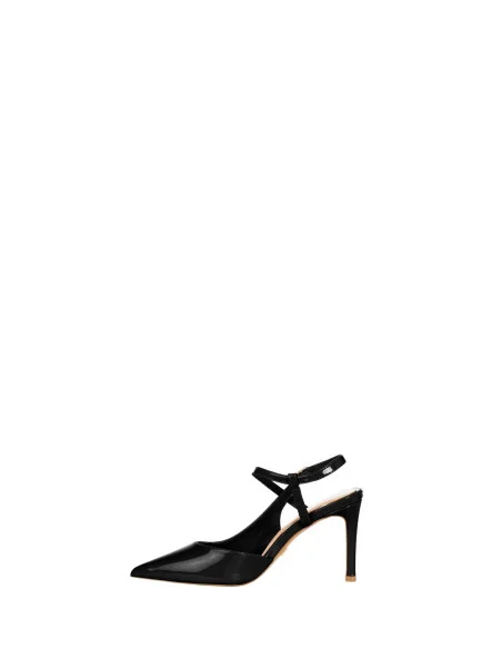 Décolleté Slingback Con Tacco Medio In Vernice Rinascimento