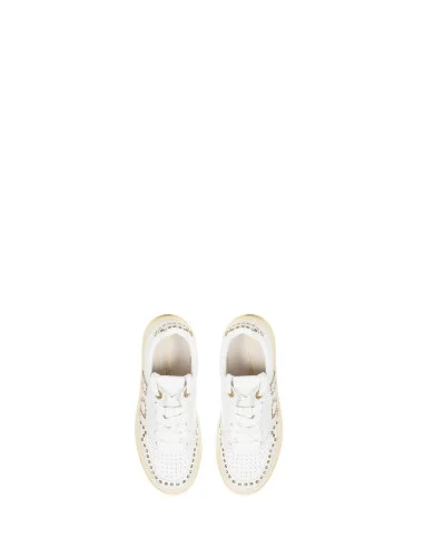 Sneakers Con Strass E Logo Rr Rinascimento