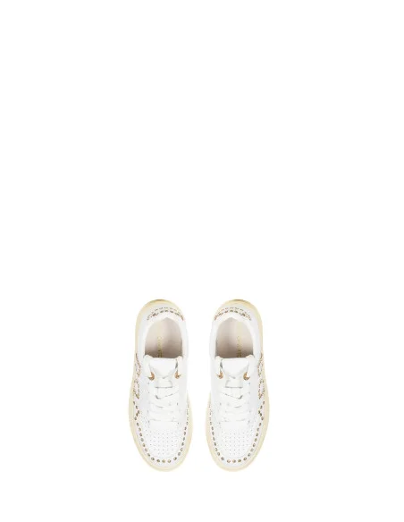 Sneakers Con Strass E Logo Rr Rinascimento