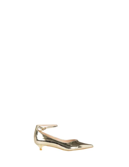 Ballerinas With Metallic Toe And Low Heel Rinascimento