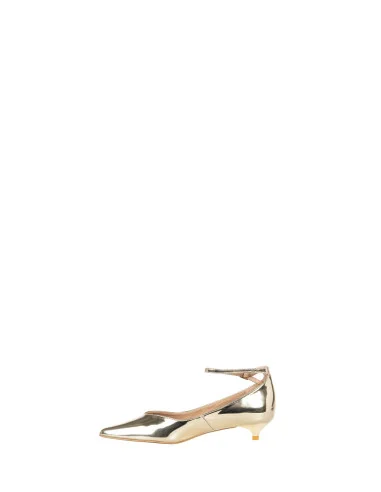 Ballerines avec bout métallique et talon bas Rinascimento