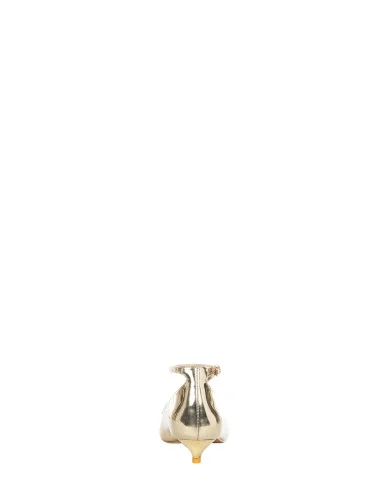Ballerinas With Metallic Toe And Low Heel Rinascimento
