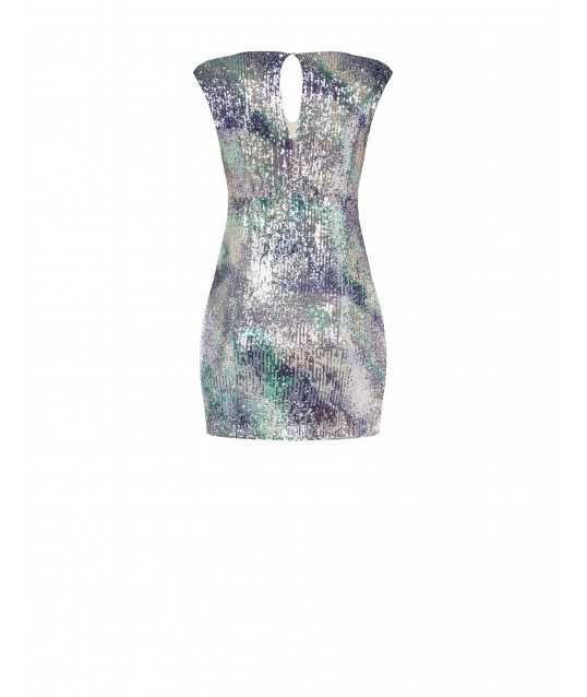 Imprimée Sequins Imprimée Curvy Fourreau Curvy Fourreau Robe