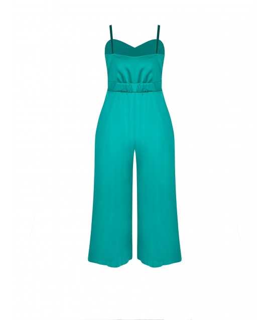 Full Suit Curvy Structured Satin Trousers With Pockets Rinascimento Curvy