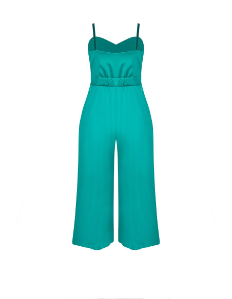 Tuta Intera Curvy Pantaloni In Raso Strutturato Con Tasche Rinascimento Curvy
