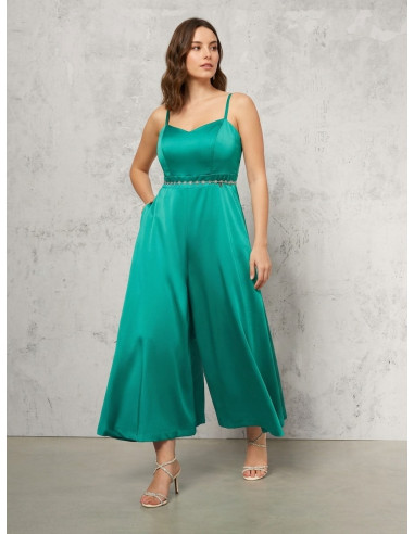 Full Suit Curvy Pantalon structuré en satin avec poches Rinascimento Curvy
