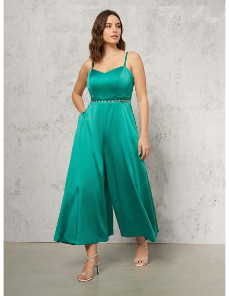 Full Suit Curvy Pantalon structuré en satin avec poches Rinascimento Curvy