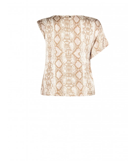 Blusa Curvy In Raso Con Anello Rinascimento Curvy