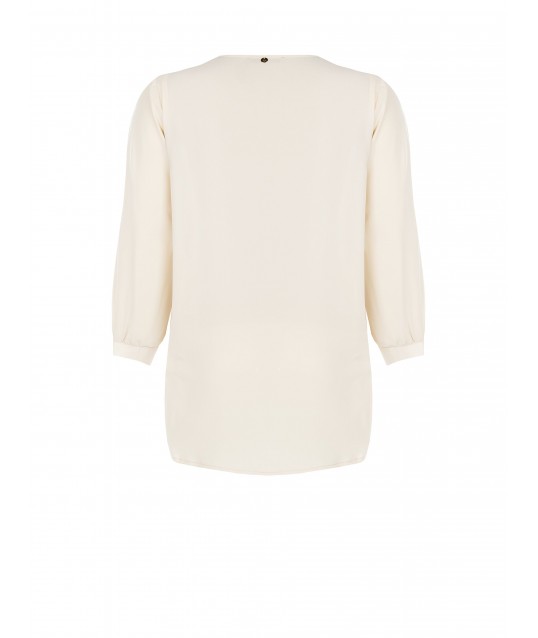 Blusa Curvy Morbida Asimmetrica In Georgette Rinascimento Curvy