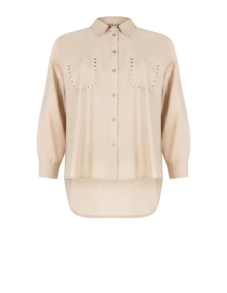 Rinascimento Curvy Shirt With Studs