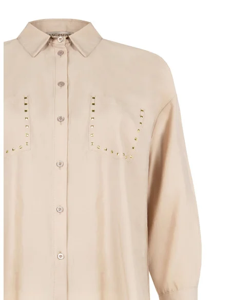 Rinascimento Curvy Shirt With Studs