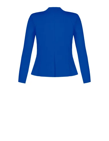 Rinascimento Curvy 1-Button Gold Blazer Jacket