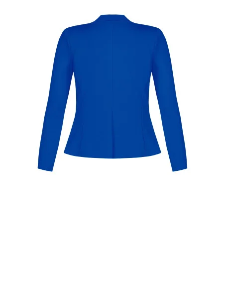 Rinascimento Curvy 1-Button Gold Blazer Jacket