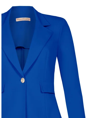 Giacca Blazer 1 Bottone Oro Rinascimento Curvy
