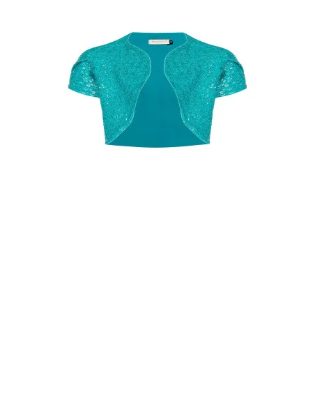 Sequined Rinascimento Curvy Covered Bolero