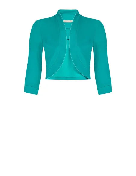 Bolero Coprispalle Curvy Aperto In Scuba Crepe Rinascimento Curvy