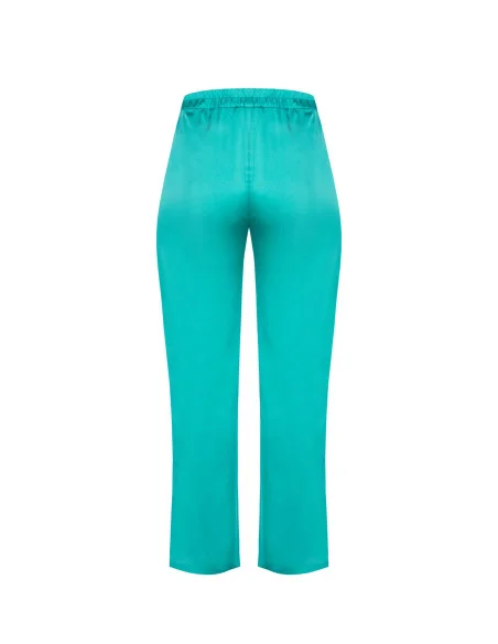 Satin Front And Viscose Back Rinascimento Curvy Trousers