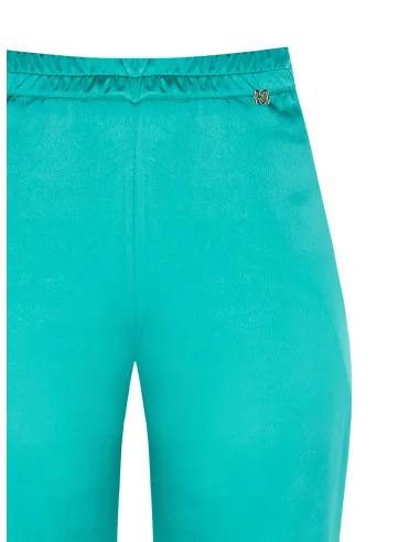 Pantalone Curvy In Raso Davanti E Viscosa Dietro Rinascimento Curvy