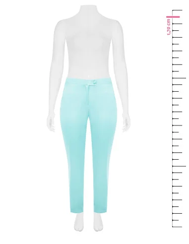 Pantalon skinny en satin avec élastique au dos Rinascimento Curvy