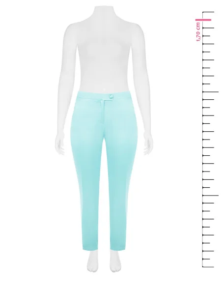 Pantalon skinny en satin avec élastique au dos Rinascimento Curvy