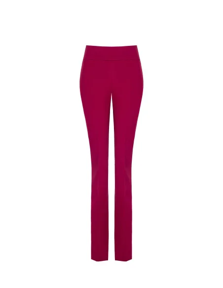 Pantalon évasé en tissu technique avec taille haute Rinascimento
