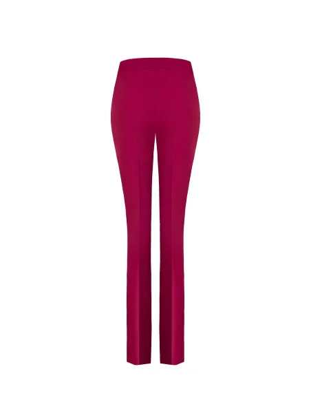 Pantalon évasé en tissu technique avec taille haute Rinascimento