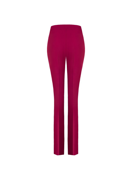 Pantaloni Zampa In Tessuto Tecnico Con Fascia Alta Rinascimento