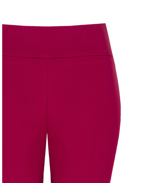 Pantaloni Zampa In Tessuto Tecnico Con Fascia Alta Rinascimento