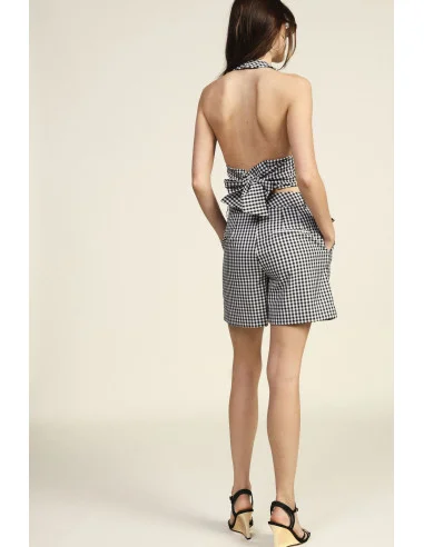 Shorts A Quadretti Vestibilità Regolare Vita Media Dixie