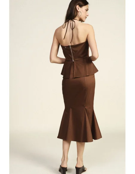 Dixie High Waist Flared Long Skirt