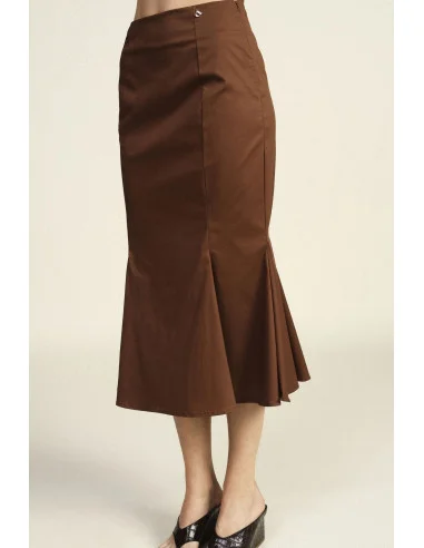 Dixie - Jupe longue évasée taille haute