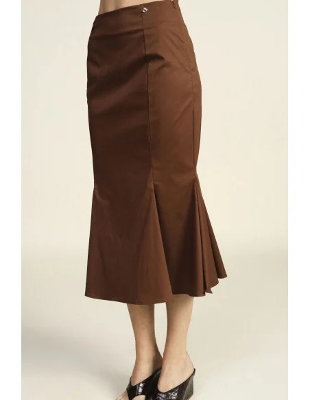 Dixie - Jupe longue évasée taille haute