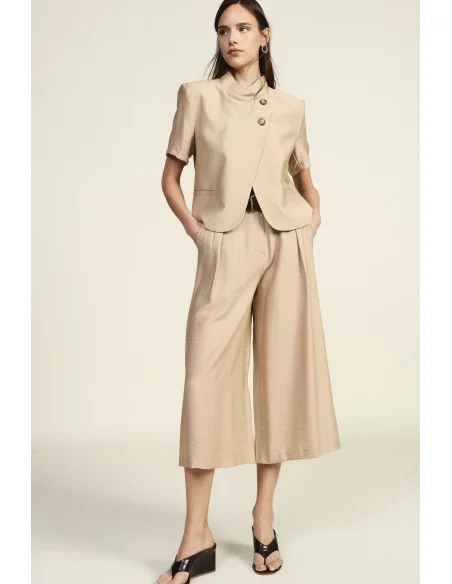 Pantalon court Palace avec pinces et poches Dixie