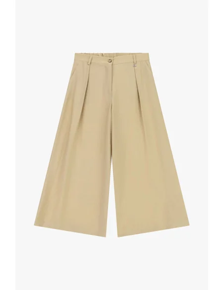Pantaloni Palazzo Cropped Con Pinces E Tasche Dixie