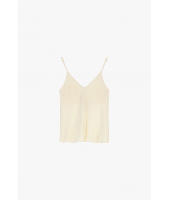 Top Spalline Sottili E Scollo A V Dixie