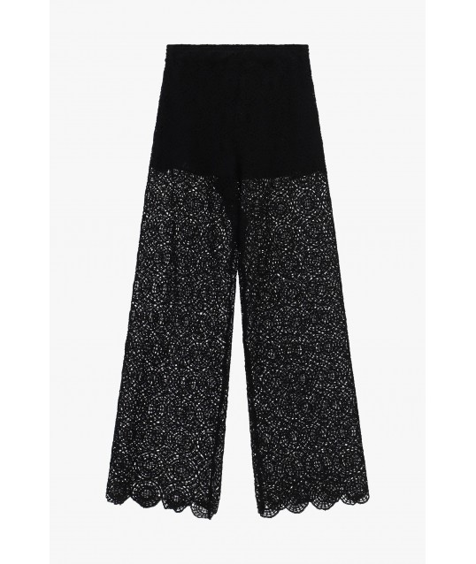 Pantalon baggy Palace avec broderie perforée Please