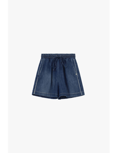 Short regular fit avec élastique et cordon de serrage Please