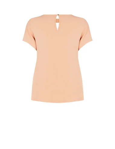 Blouse fluide grande taille en satin mat avec découpe Rinascimento Curvy