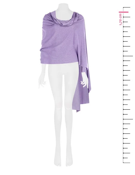 Lurex Stole Shawl Rinascimento