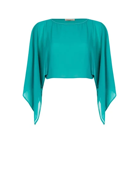 Étole cache-épaules grande taille en georgette Rinascimento Curvy