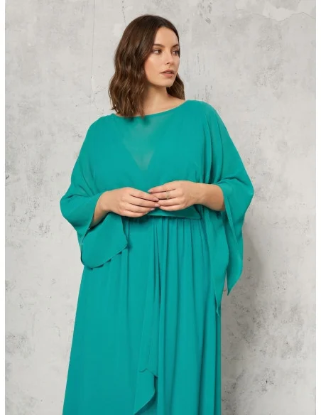 Étole cache-épaules grande taille en georgette Rinascimento Curvy