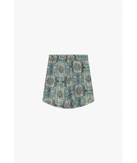 Regular-Fit Shorts With Paisley Pattern And Elastic Dixie