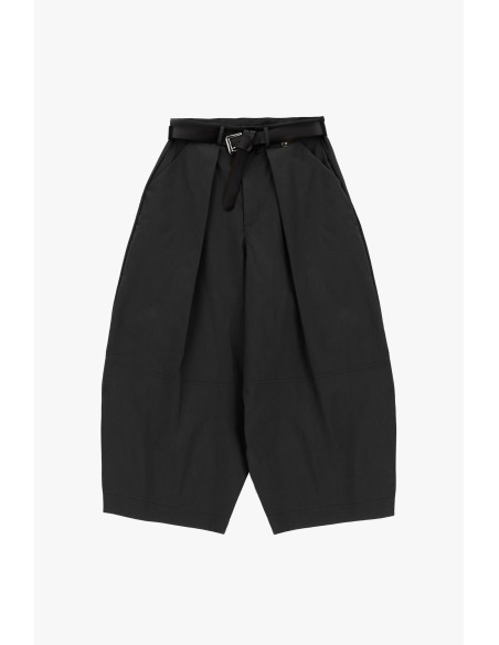Cropped Palace Trousers With Belt And Dixie Darts