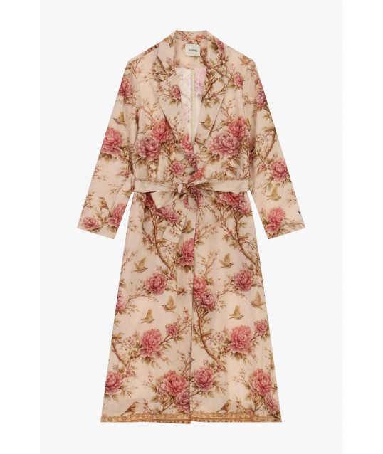 Long Floral Fantasy Top With Dixie Belt