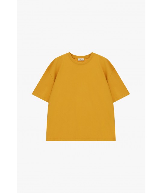 T-Shirt Con Maniche Corte E Taglio Squadrato Dixie